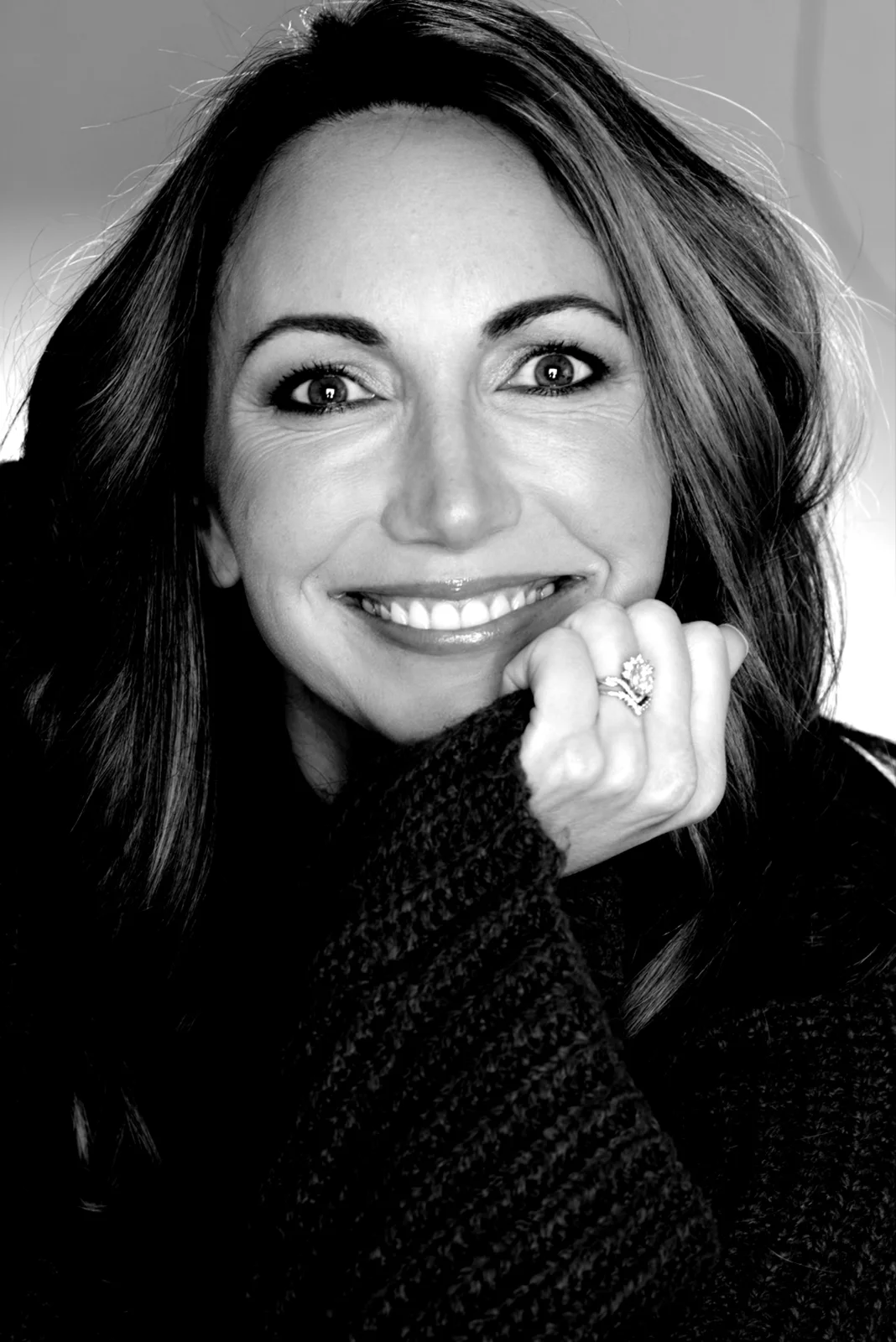 Jocelyn Reyburn headshot — Black & White — Classic